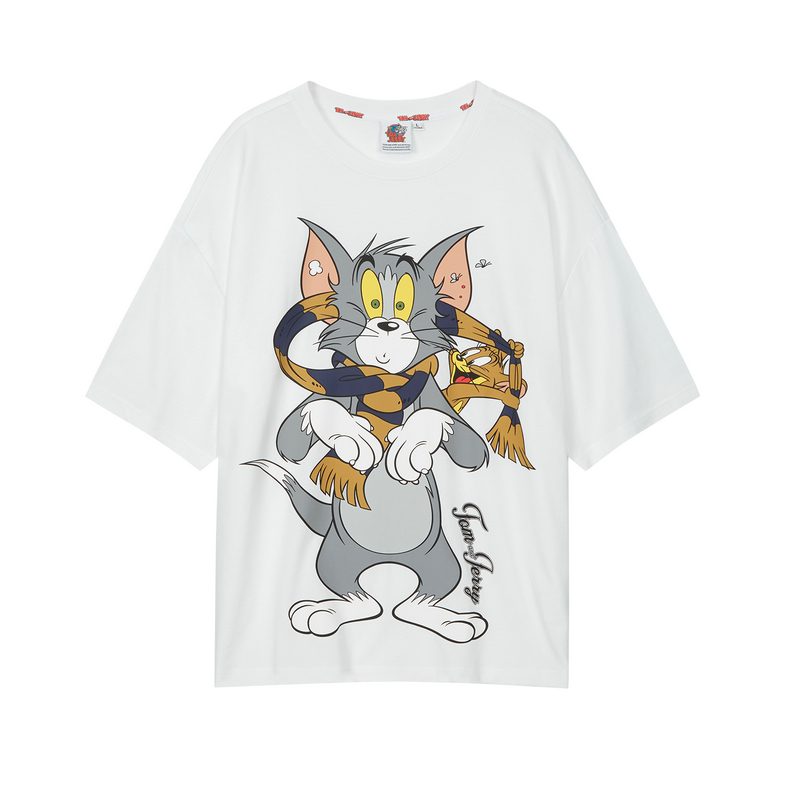 【过年不打烊】男子短袖 新款男女同款猫和老鼠联名潮流T恤880227010225