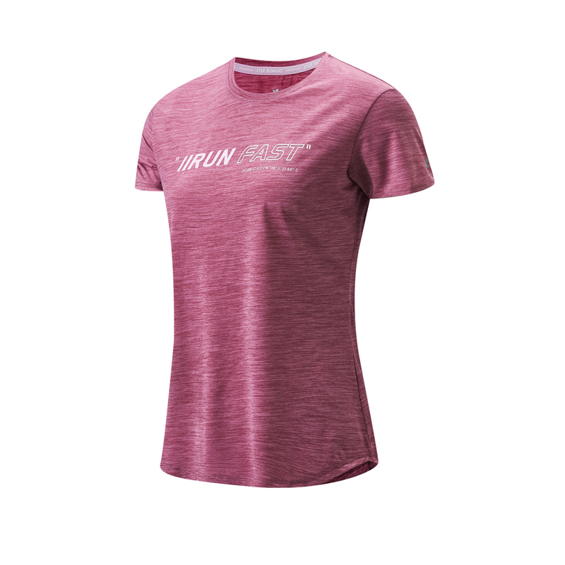 专柜款 女子短袖针织衫 21年夏季新款 跑步训练简约运动T恤979228010218