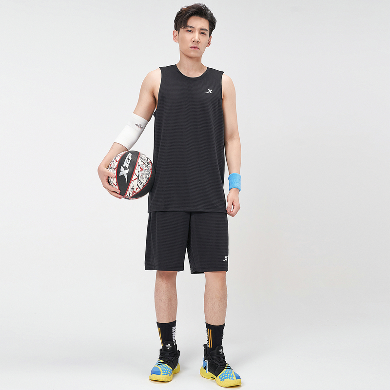 【过年不打烊】男子篮球套装 透气宽松运动简约2件套879229820357